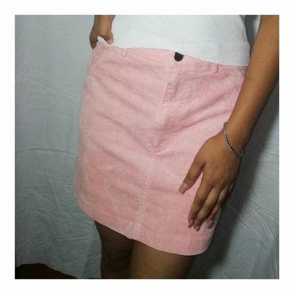 ❤️Forever 21 pink denim skirt - Picture 2 of 2
